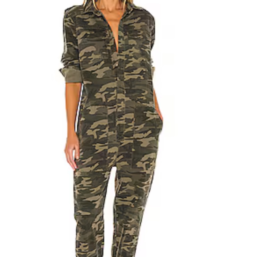Paradise utility jumpsuit in camo.